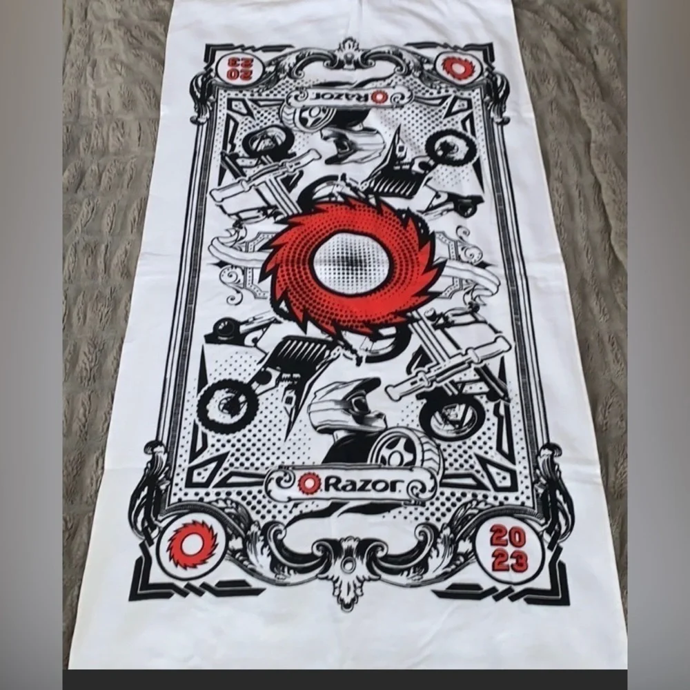 New Razor USA Razor Scooter Eco-Friendly Screen Printed Beach Towel